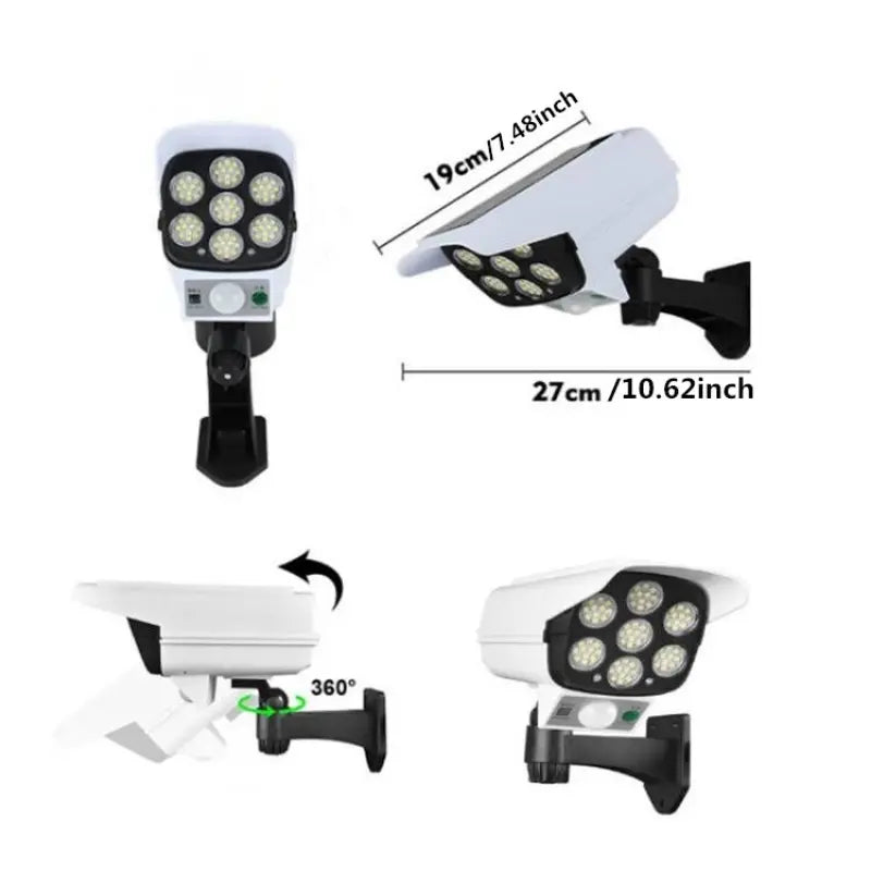 ¡FOCO SOLAR VIGILUX FACIL INSTALACION SIN CABLES Y SE RRECARGA CON LA LUZ SOLAR!