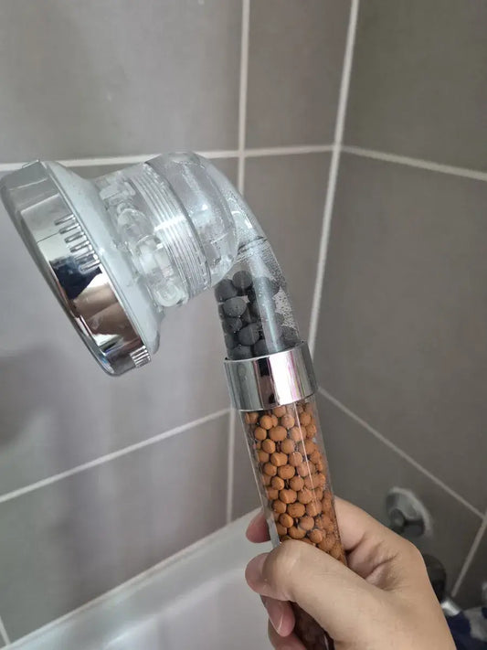 Eco Ducha Spa con Mango, AQUAVITAL.- controla el cloro con sus filtros y otros minerales no deseados que dañan cabello y piel  ⭐⭐⭐⭐ ⭐ 4.9/5 I +1.200 .