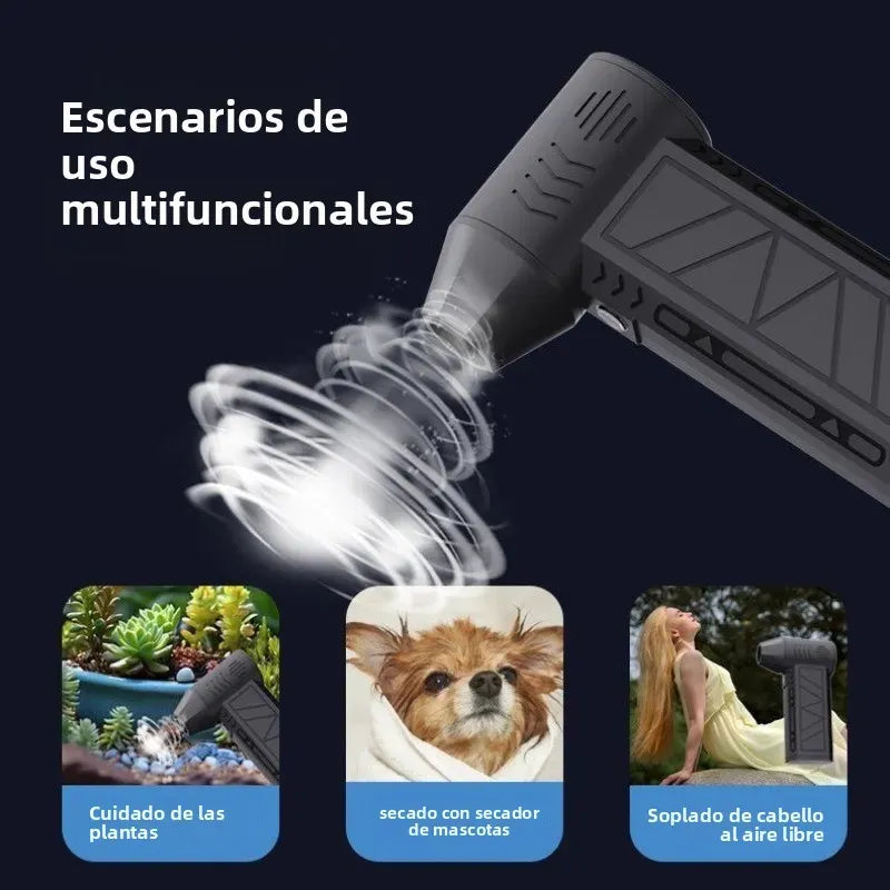 ¡MINI SOPLADOR DE AIRE TURBO JET - LA POTENCIA 💪 MAXIMA EN TUS MANOS - PARA UNA LIMPIEZA Y SECADO SIN IGUAL ⭐⭐⭐⭐⭐ 4.9/5 I +1500 Compras!